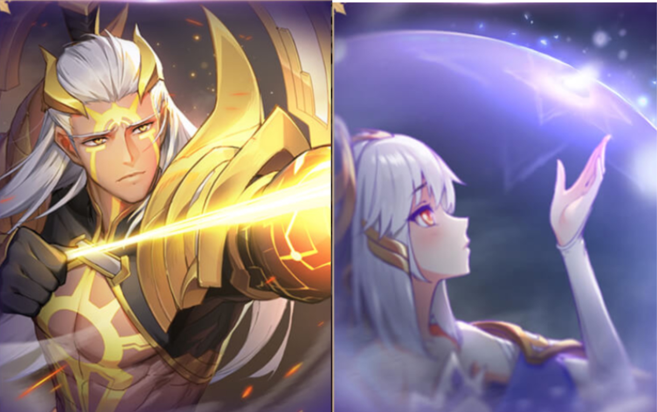 【王者荣耀|嫦娥x后羿】面对敌人,我们曾一起并肩作战