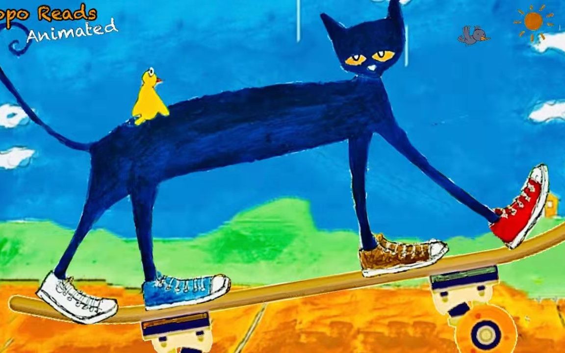 [图]Pete The Cat Love My White Shoes儿童英文启蒙绘本皮特猫系列