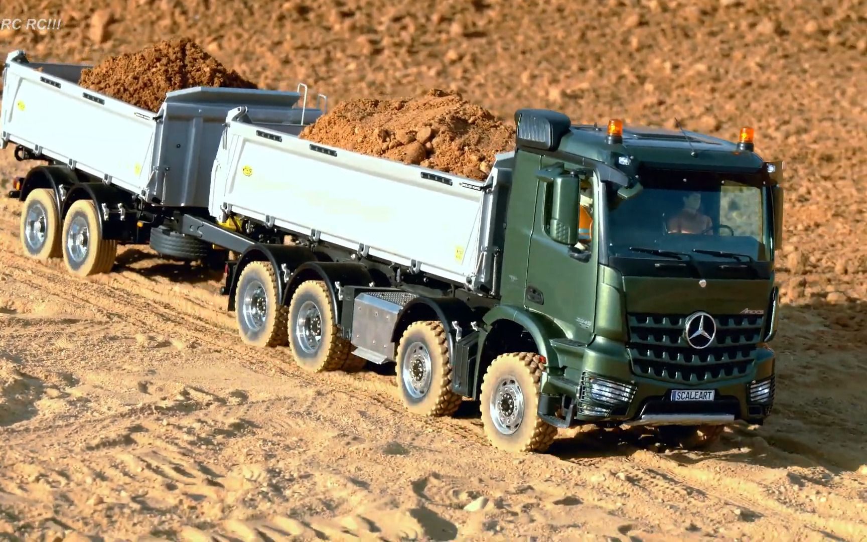 【rc搬运】国外rc卡车模型活动集锦 可动工程机械模型