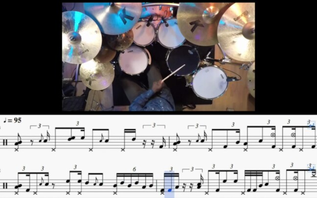 [图]Larnell Lewis | Little Drummer Boy | Drum Solo Transcription