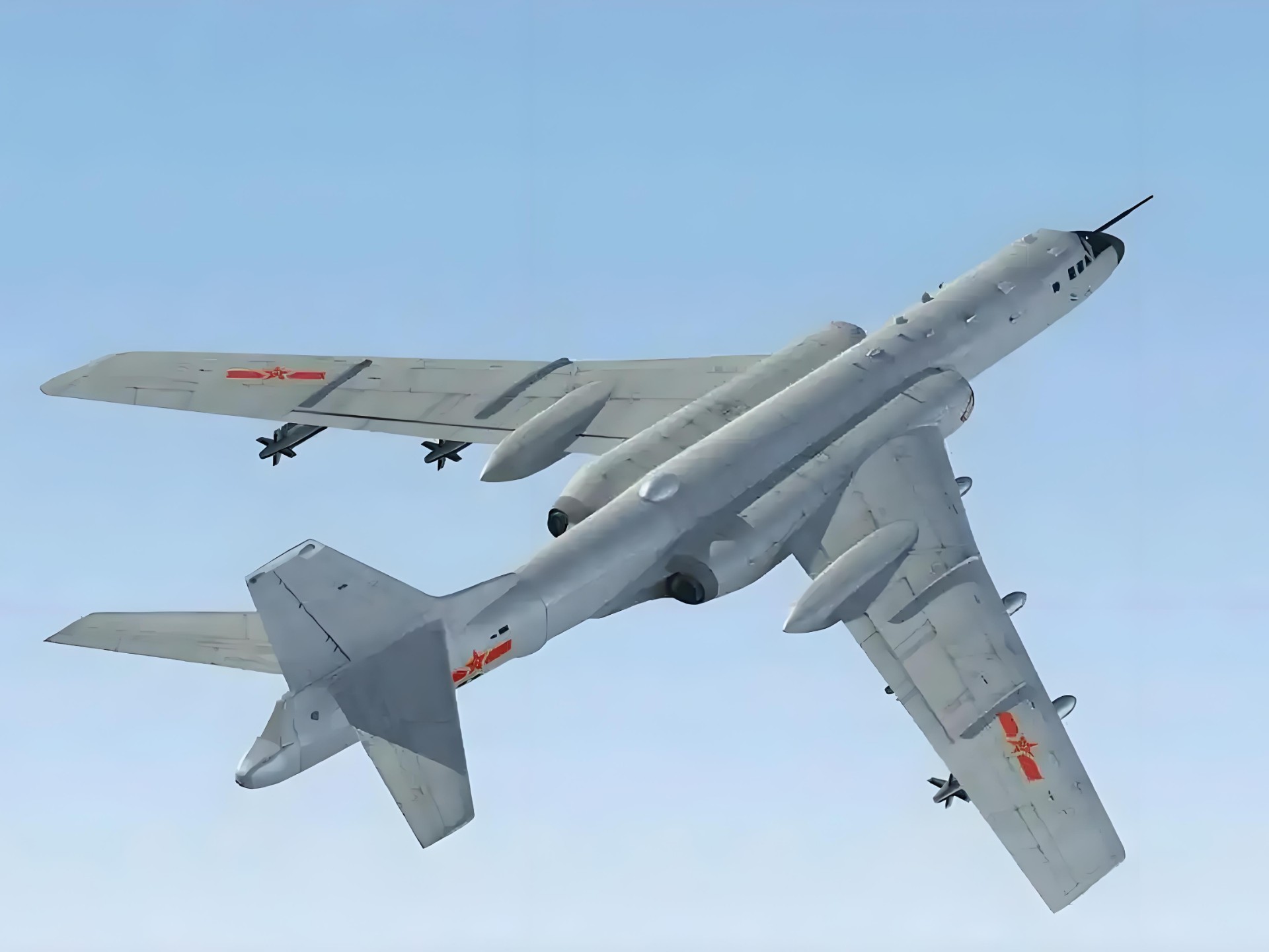 轰6kh6k是中国在苏联图16轰炸机tu