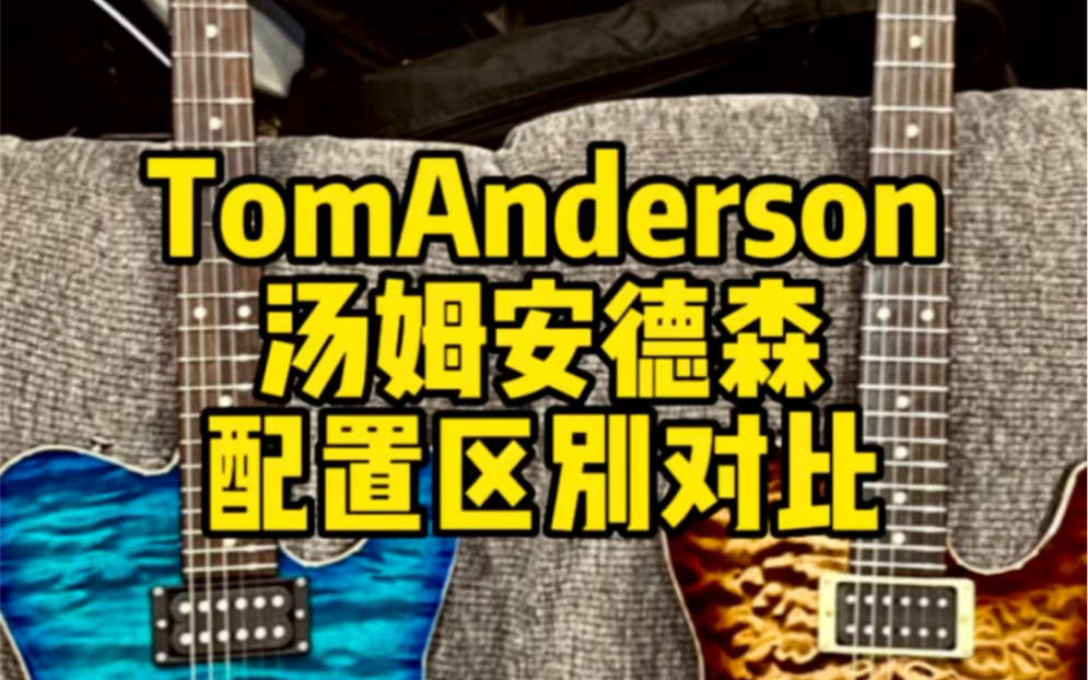 Tom Anderson 汤姆安德森 配置区别对比哔哩哔哩bilibili