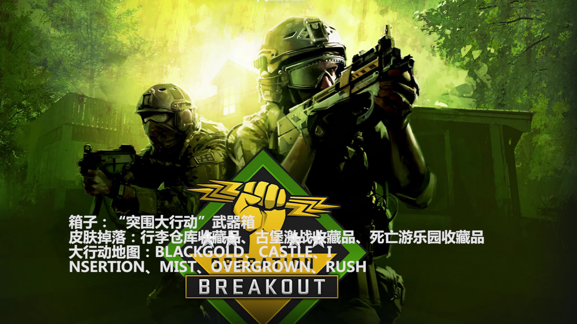 【by炼金师荀彧】简单介绍csgo历届大行动