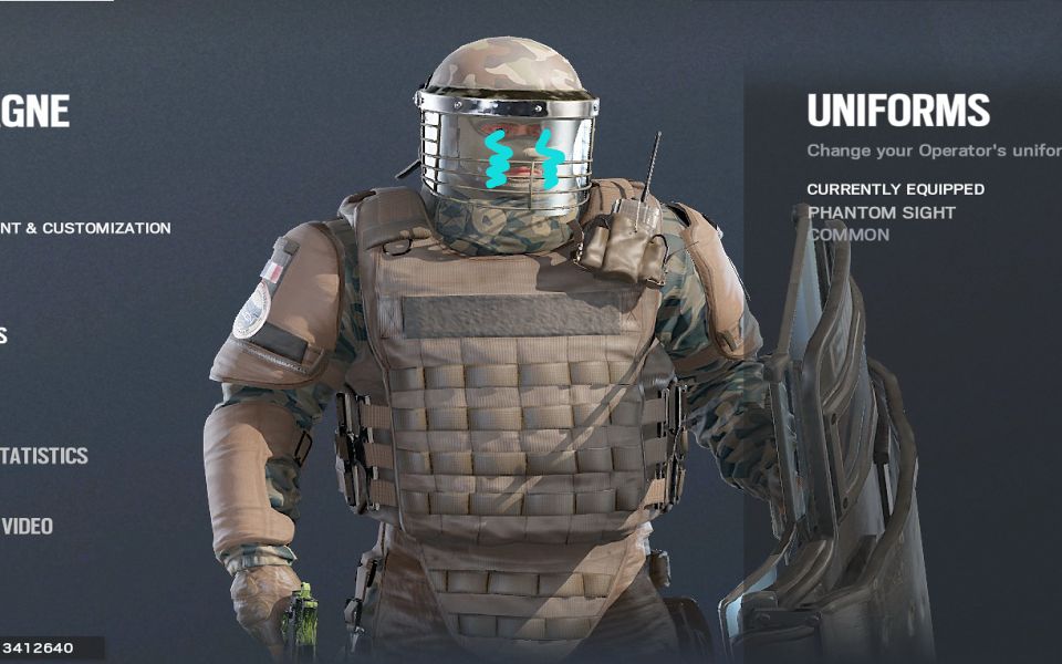 安息吧大盾你不配存在r6这个游戏