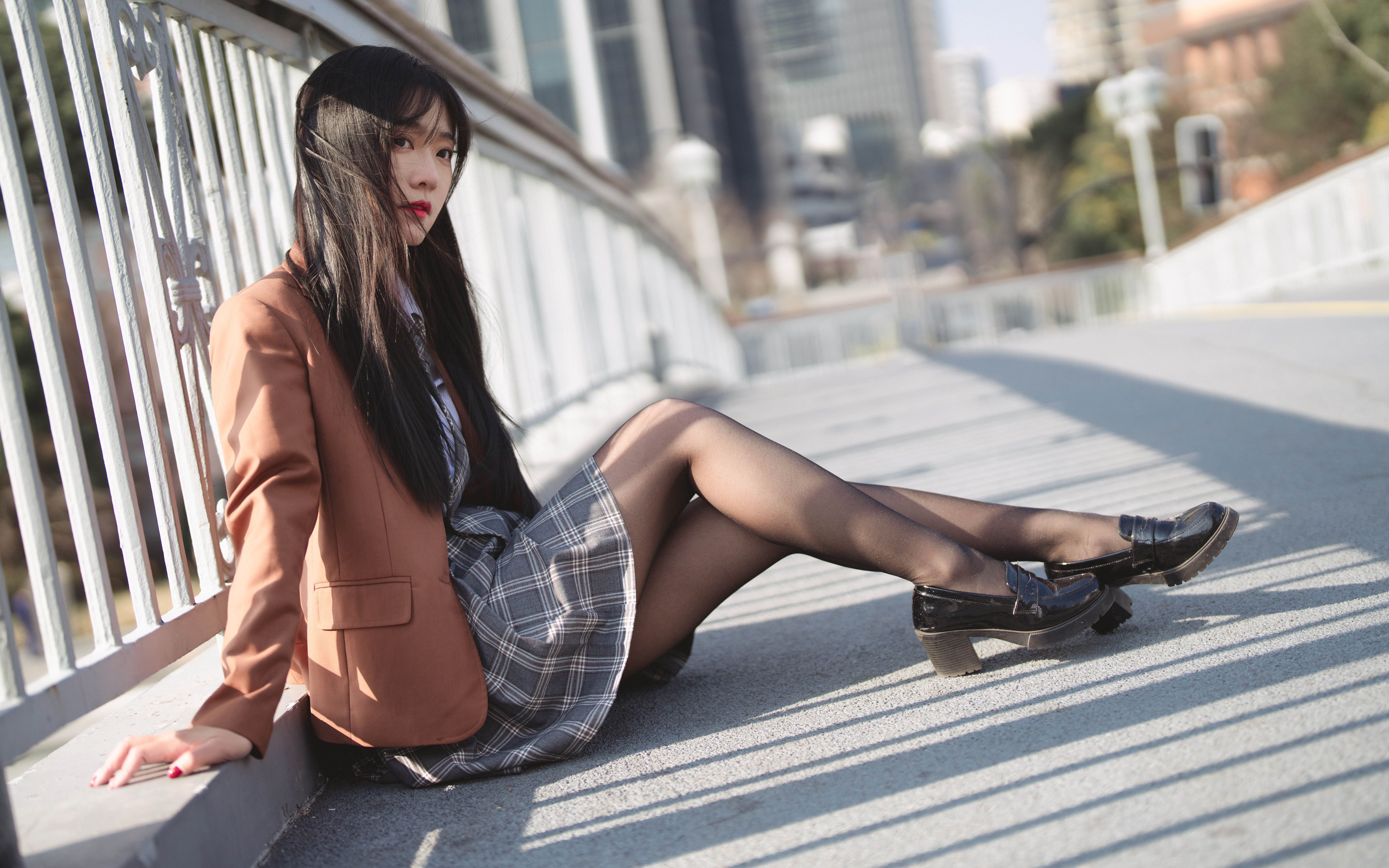 【38,韩小沐】阳光下的黑长直与jk制服-董訁-默认收藏夹-哔哩哔哩视频