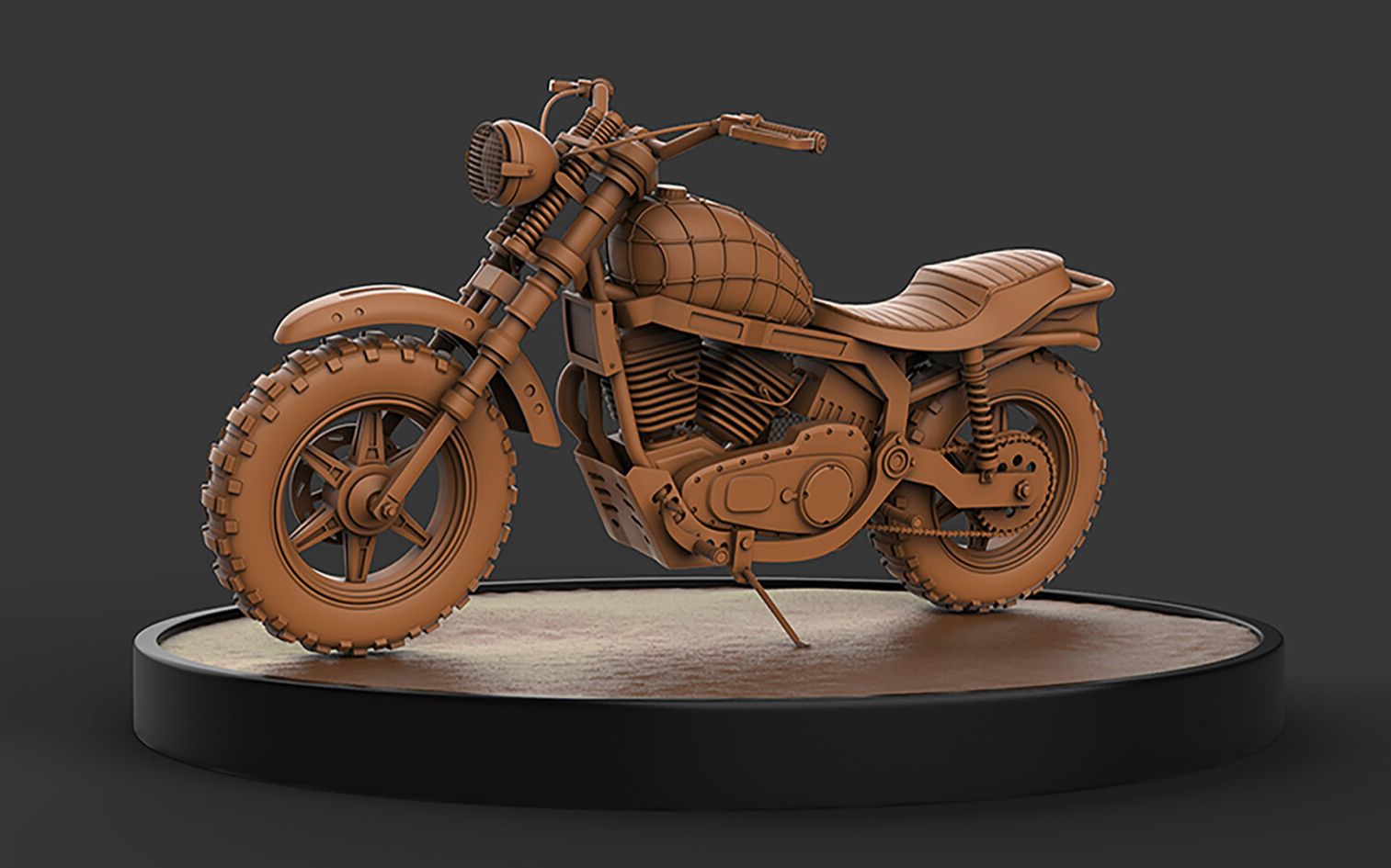 3dmax摩托车建模用3d建模完成自己的机车梦