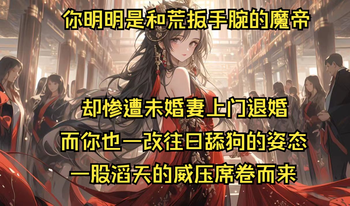 [图]你明明还和荒掰掰手腕的魔帝之子，却惨遭未婚妻上门退婚，而你也一改往日舔狗的姿态，一股滔天的威压席卷而去！