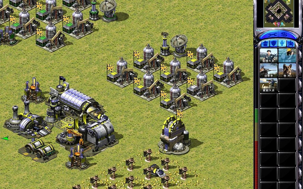 红警 断崖1v7法国巨炮