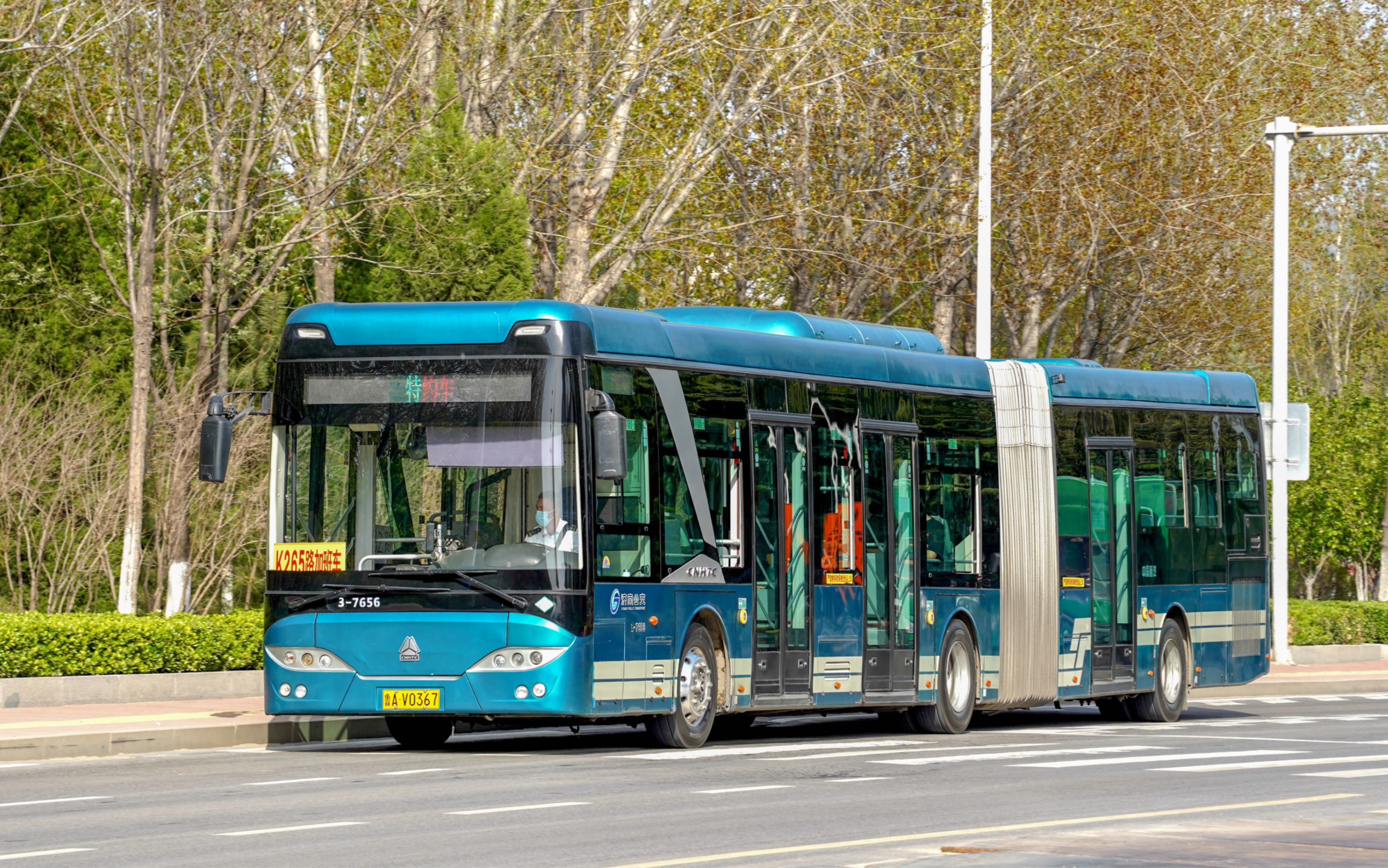 旅游路上通铰接——济南公交k265路(地铁彭家庄站-省委党校东校)下行