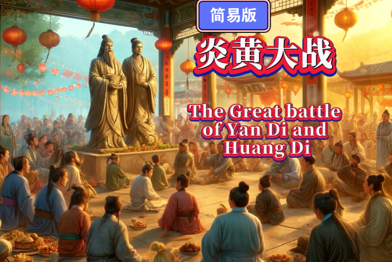 简易版炎黄大战,用英语讲中国故事英语演讲