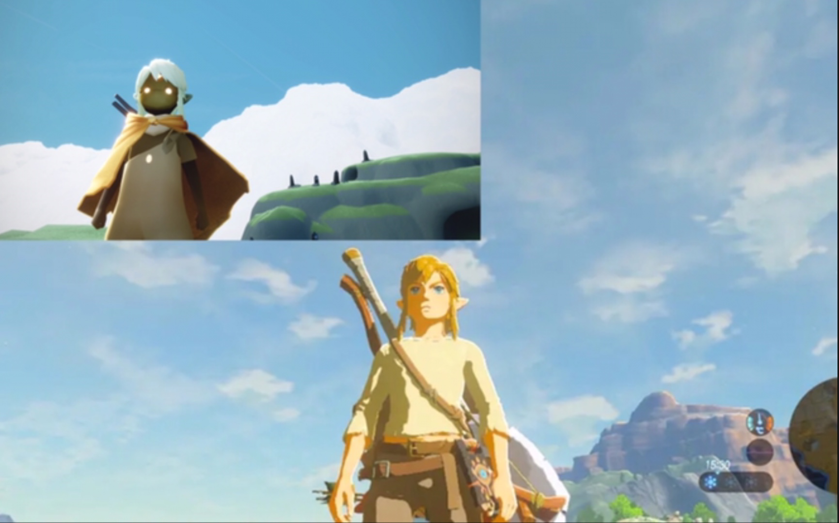 【光遇/塞尔达传说】当林克来到光遇世界