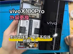 啊？怎么会这样不应该的啊！vivoX100Pro更换外屏。