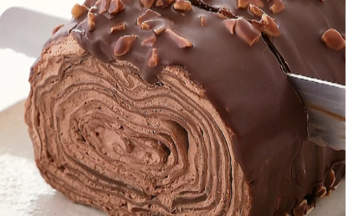 梦龙巧克力脆皮千层卷