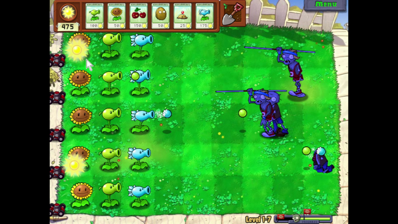 植物大战僵尸第一周目1-6