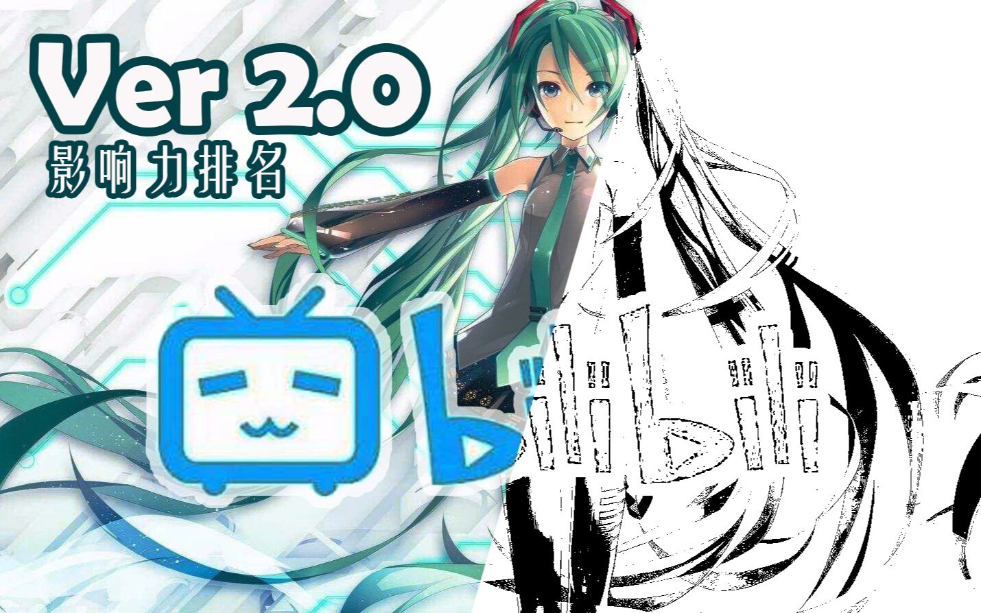 [图]【Miku影响力排名】初音在B站的哪5首歌影响最大？【Ver2.0 数据截至2019.7.9】