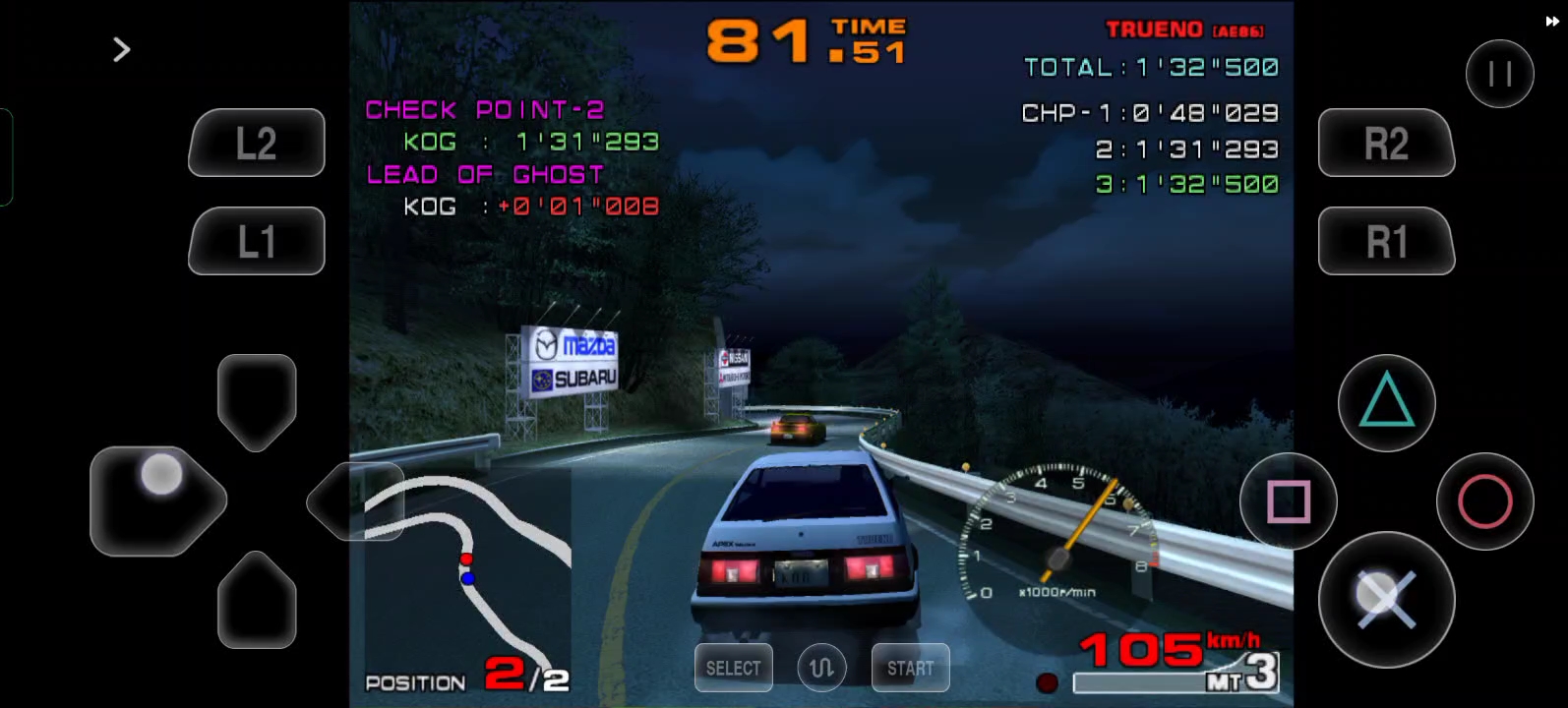 [图][BattleGear 3]第3集：Ae 86 VS FD3S 秋明 下 夜