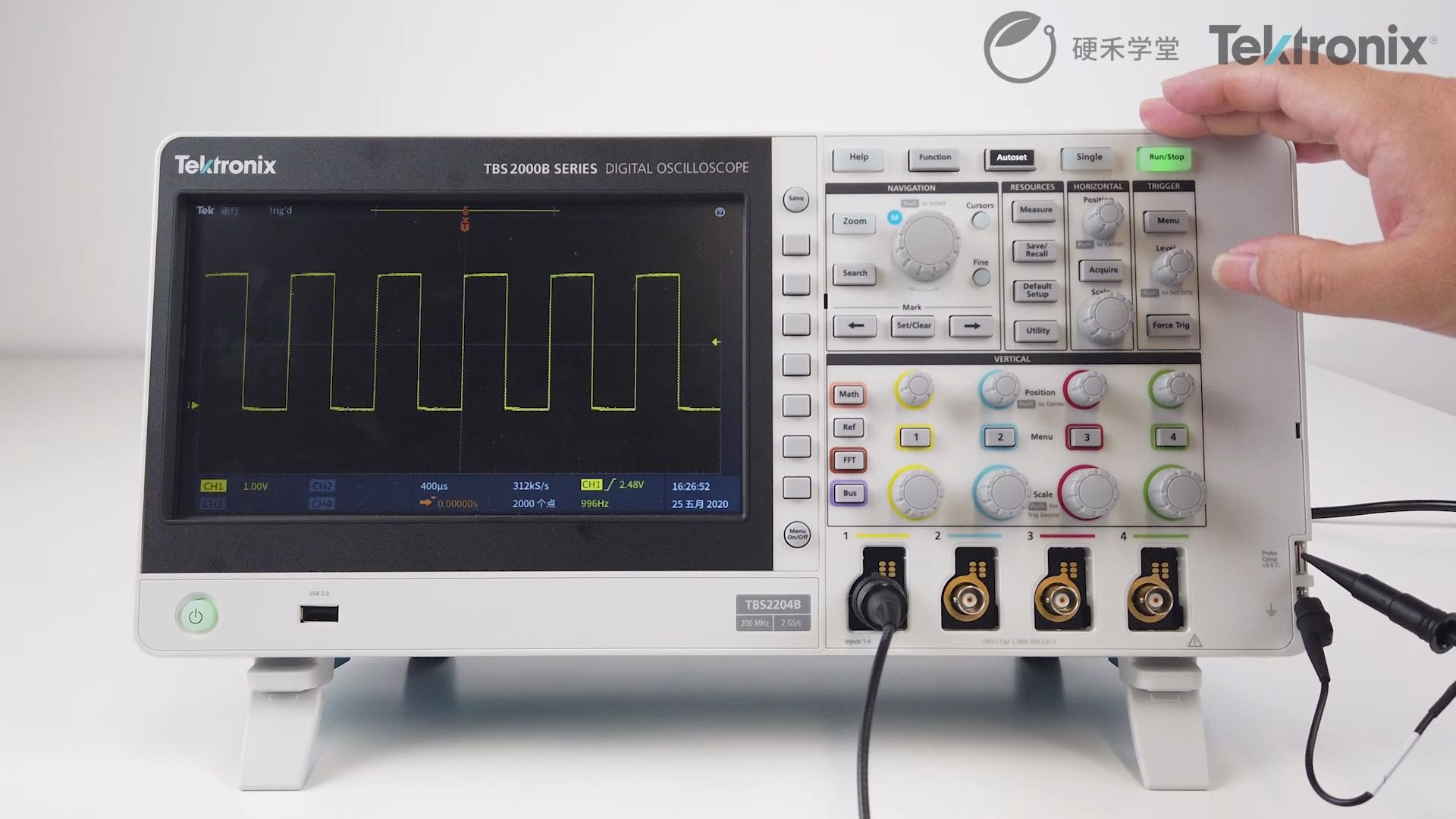 泰克年度新品示波器TBS 2000B开箱视频哔哩哔哩bilibili