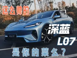 Download Video: 这么帅的深蓝L07是你的菜吗？