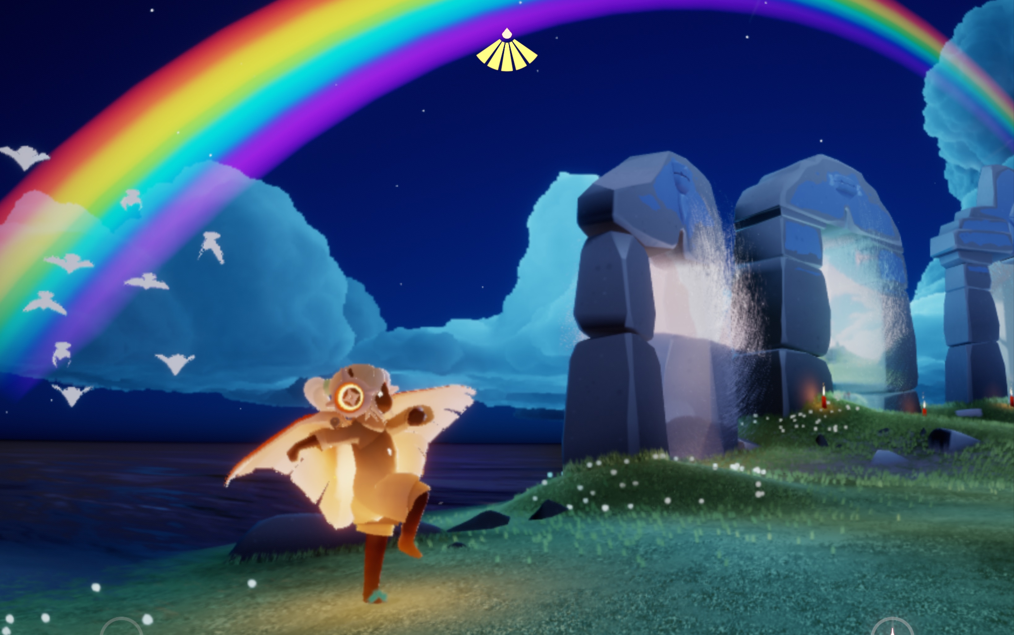 「光遇」偶然在遇境看到的彩虹96