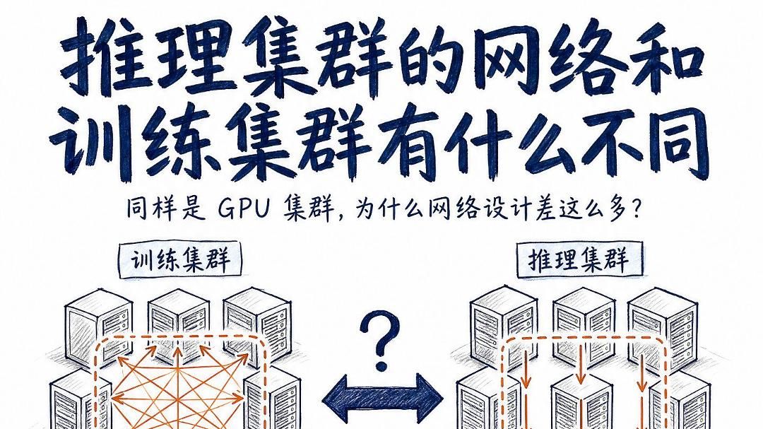 推理集群的网络和训练集群有什么不同?