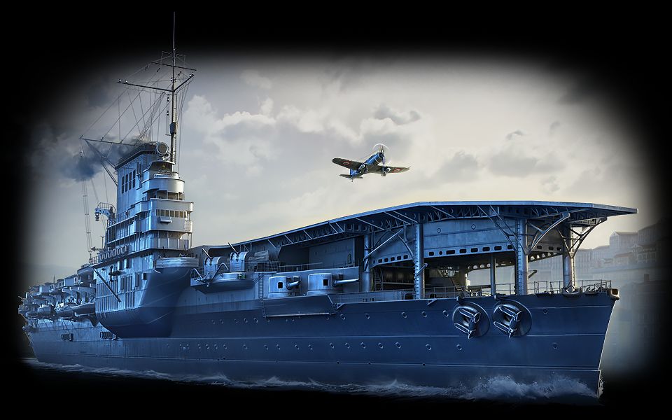 【战舰世界亚服】特化战斗机航母 贝亚恩 全程舰爆实况