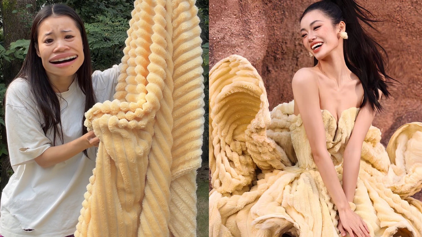 把毛毯变成高定礼服去火星拍大片？！