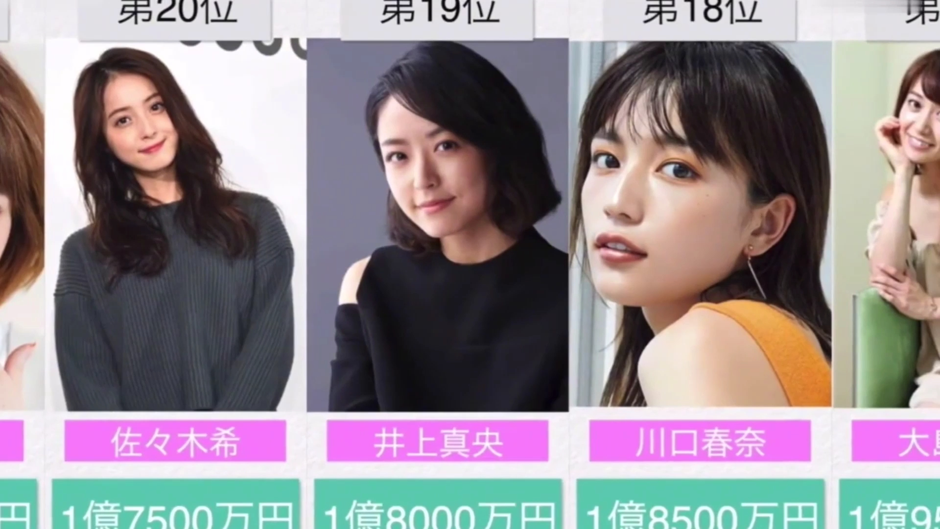 那些绝美的日本女优你认识几位..哔哩哔哩bilibili