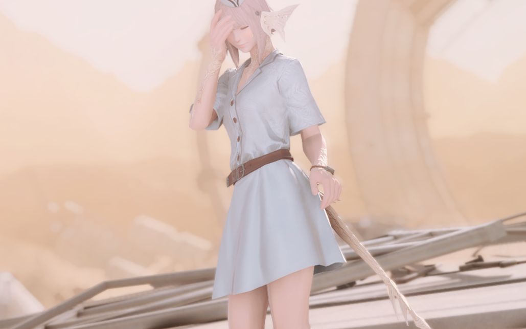 ff14幻化53新富婆衣夏威夷风秒变夏日田园风