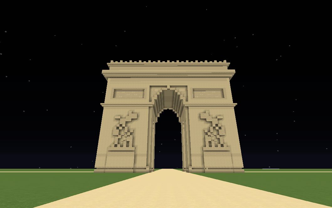 我的世界>在mc中复刻建筑凯旋门