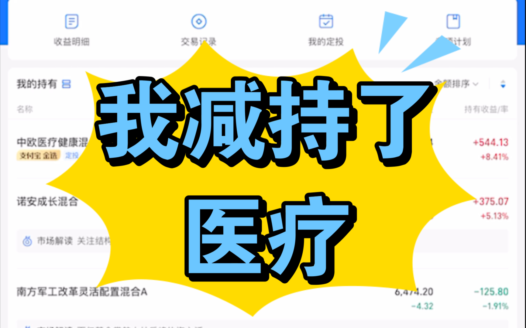 4.23我减持了中欧医疗哔哩哔哩bilibili