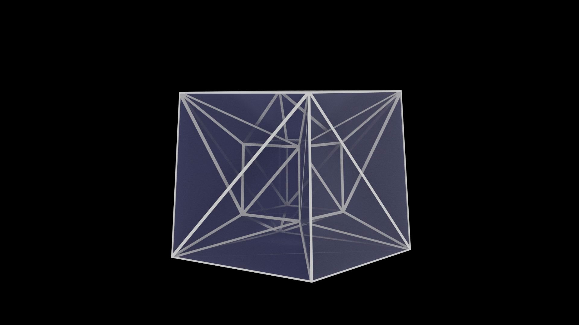 blender-超正方体-四维旋转