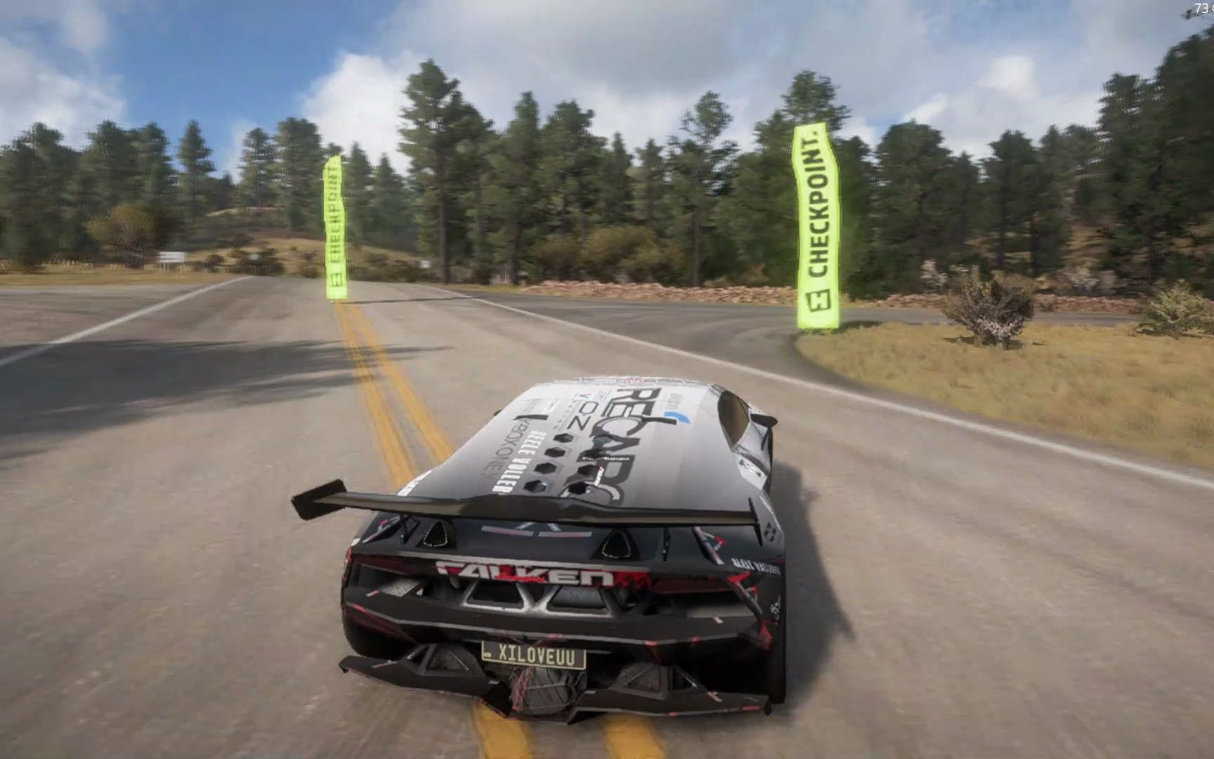 地平线5歌利亚环岛8:46(x级兰博基尼第六元素fe)