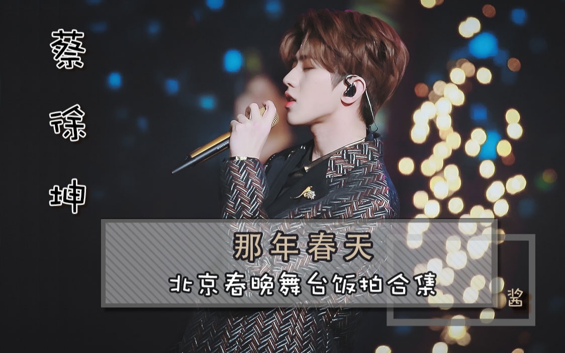 蔡徐坤那年春天20190205北京卫视春晚舞台饭拍合集cr视频名称