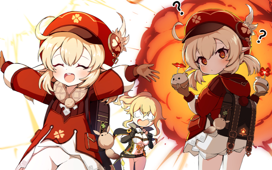 p站原神美图】可莉篇(一)