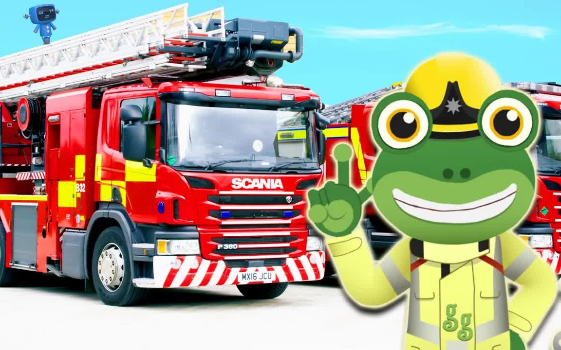 英国儿童英语教学之~Fire Truck消防车~Toddler Fun Learning油管搬运英音哔哩哔哩bilibili