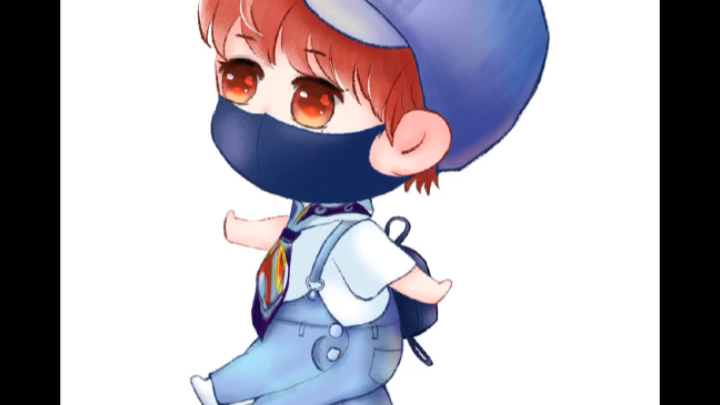 从超话看到的几张关于宇小波的动漫q图