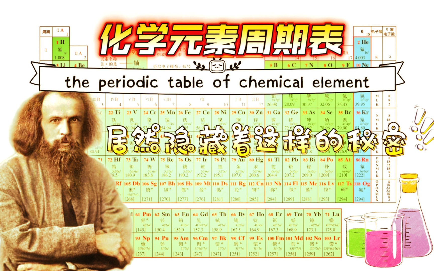 [图]看完这个视频，你会爱上化学元素周期表的