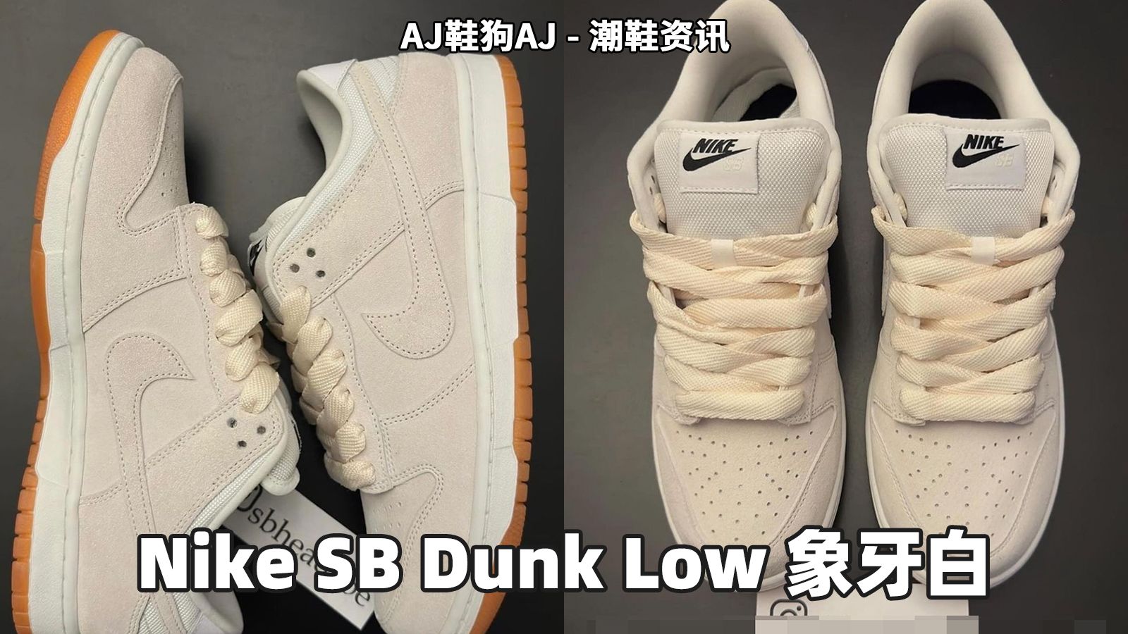 SB DUNK IVORY象牙白!实物曝光哔哩哔哩bilibili