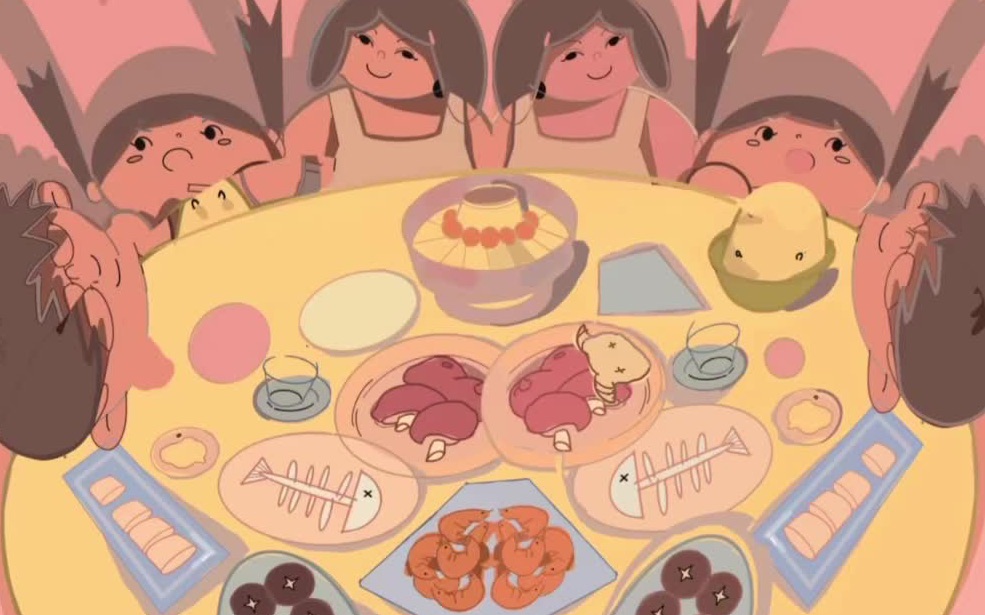 建党百年-谁知盘中餐