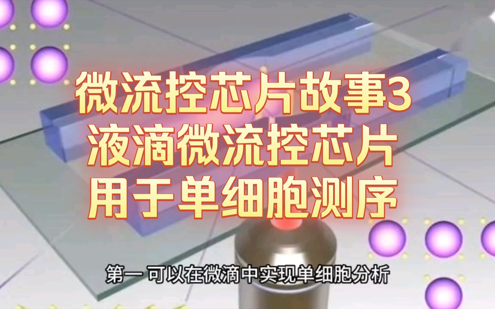 微流控芯片故事3液滴微流控芯片在单细胞测序中的应用,快来学习!哔哩哔哩bilibili