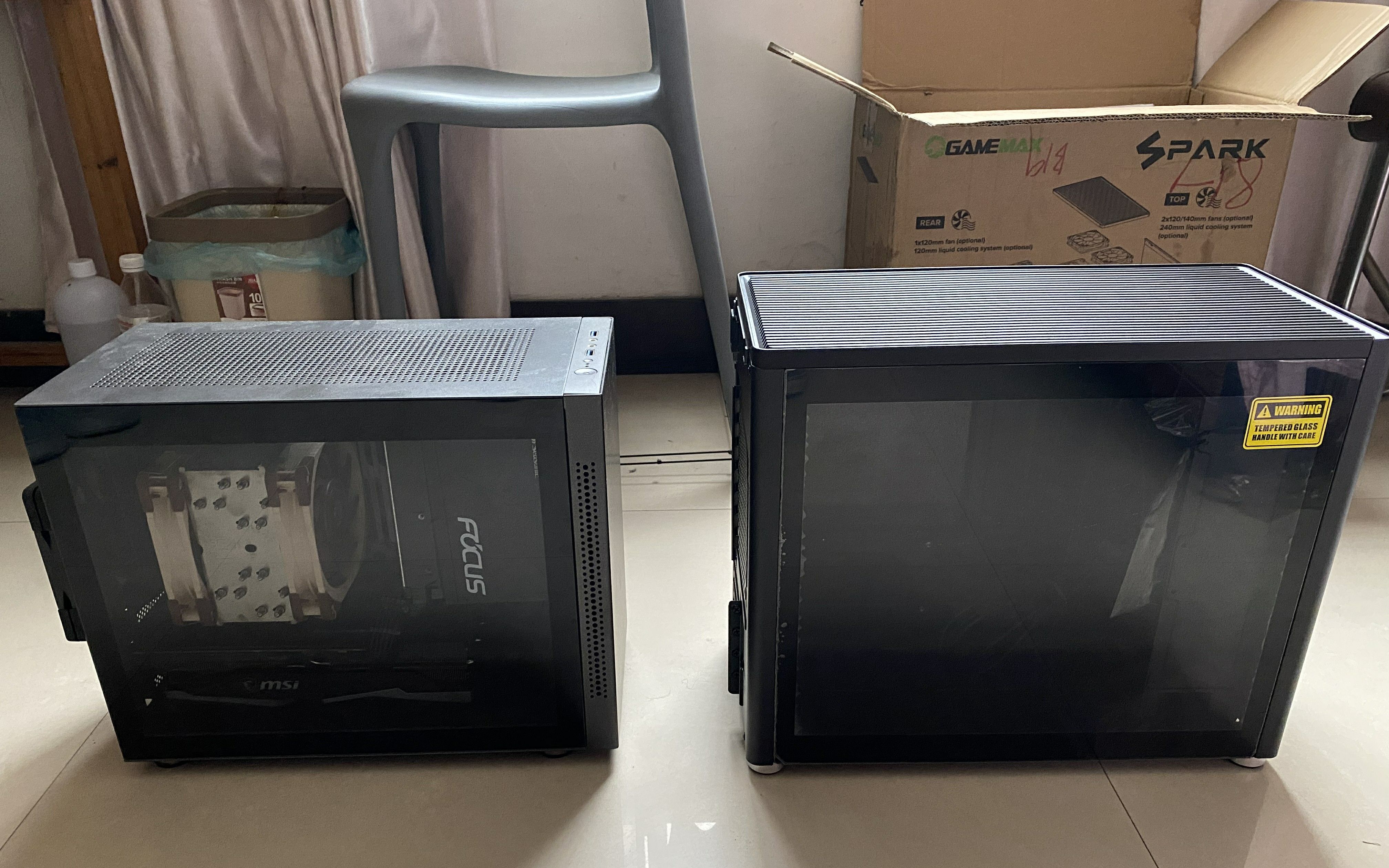 先马趣造and乔思伯d30,d30结构更合理.据说趣造2.0要出了!