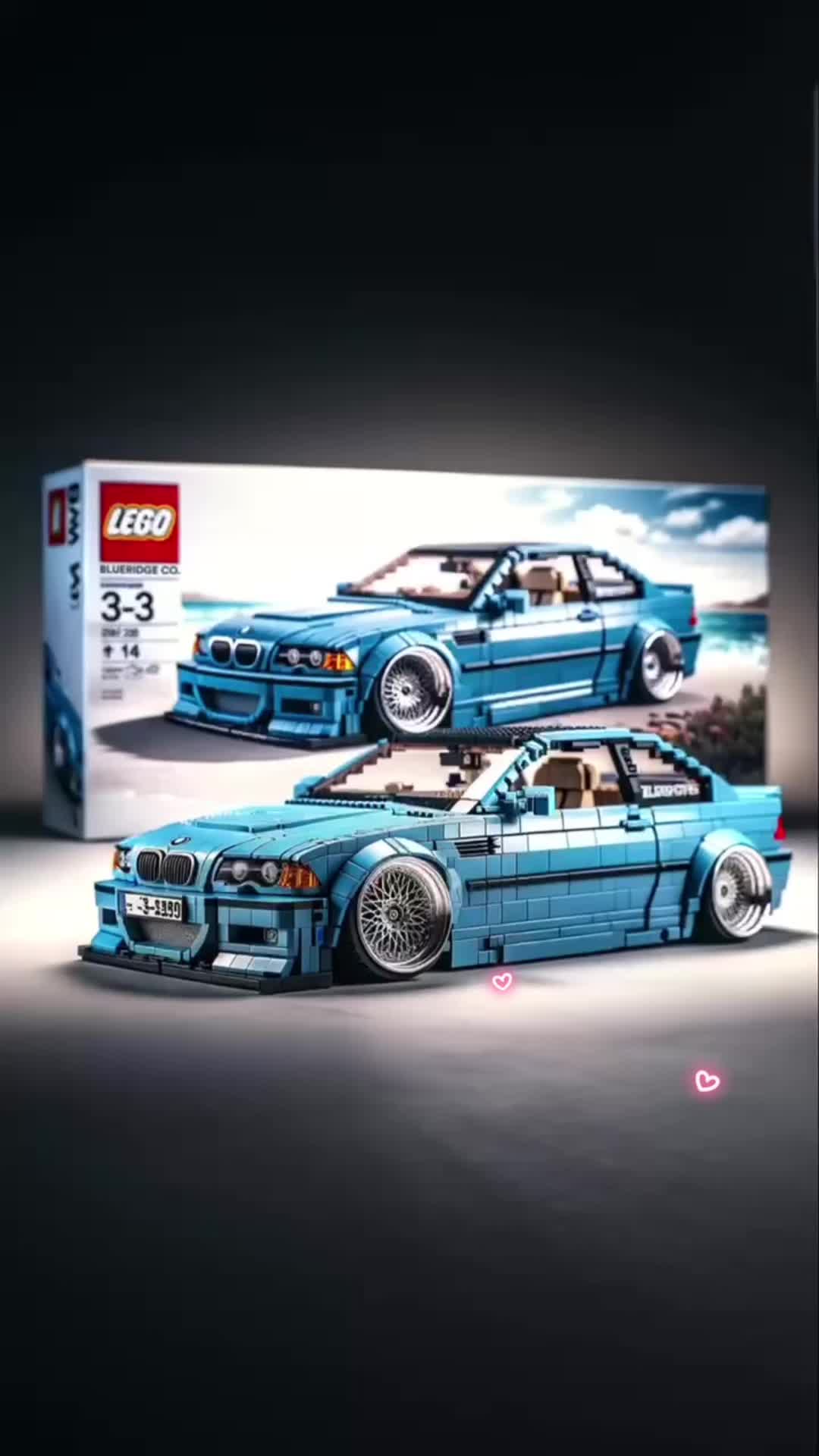 第四期blueriedg co乐高ai作品宝马m趴窝合集#ai #乐高 #宝马#m趴窝