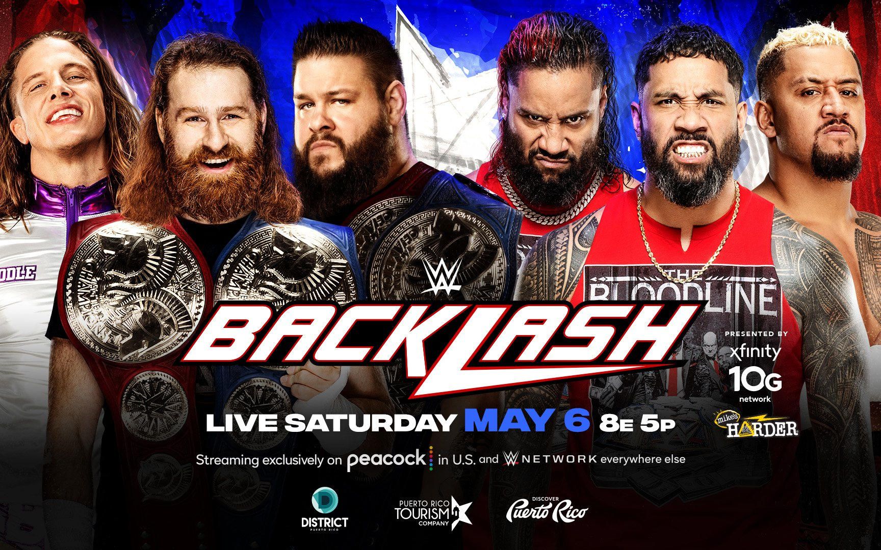 【wwe backlash 2023】matt riddle & kevin owens & sami zayn vs
