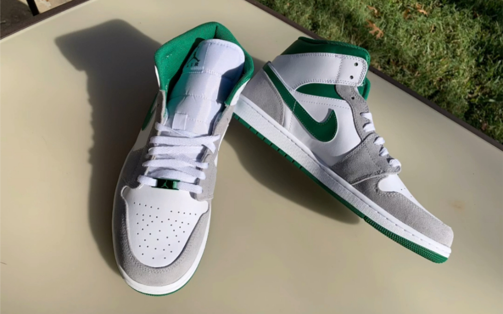 美国aj1乔1 中帮se 灰绿dc7294 103