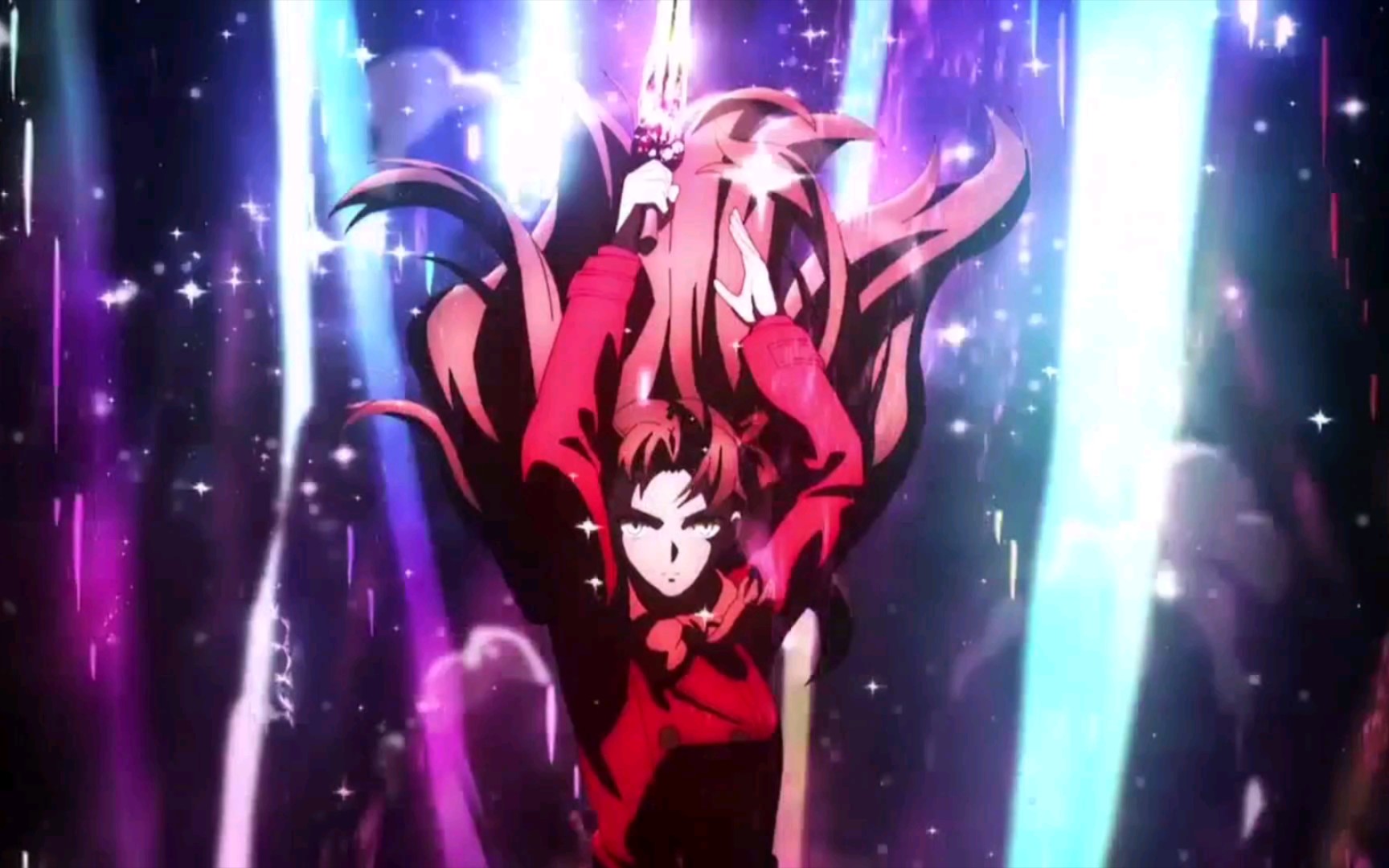 宝石剑凛与黑樱的对决