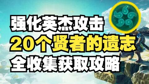 【塞尔达传说王国之泪】20个贤者的遗志全收集获取位置攻略