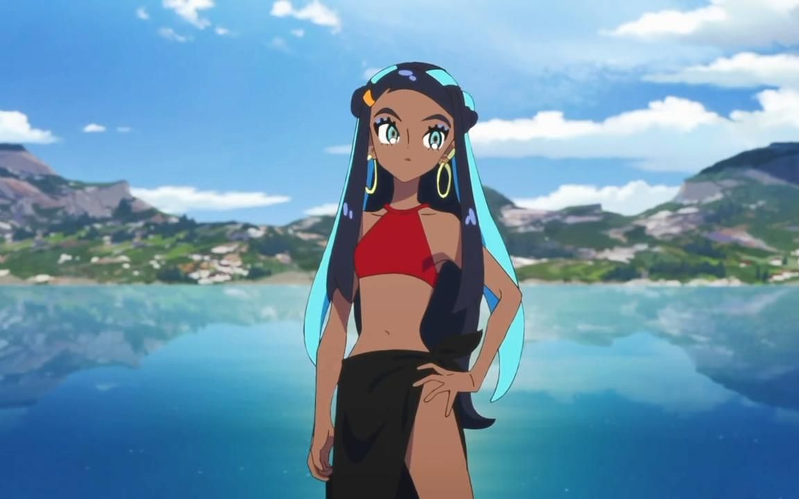 宝可梦黑皮训练师,剑盾水系道馆馆主露璃娜!