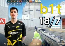 下载视频: 【b1t】83%爆头率（18-7）FACEIT 第一视角 (核子危机Nuke)  2024.03.2