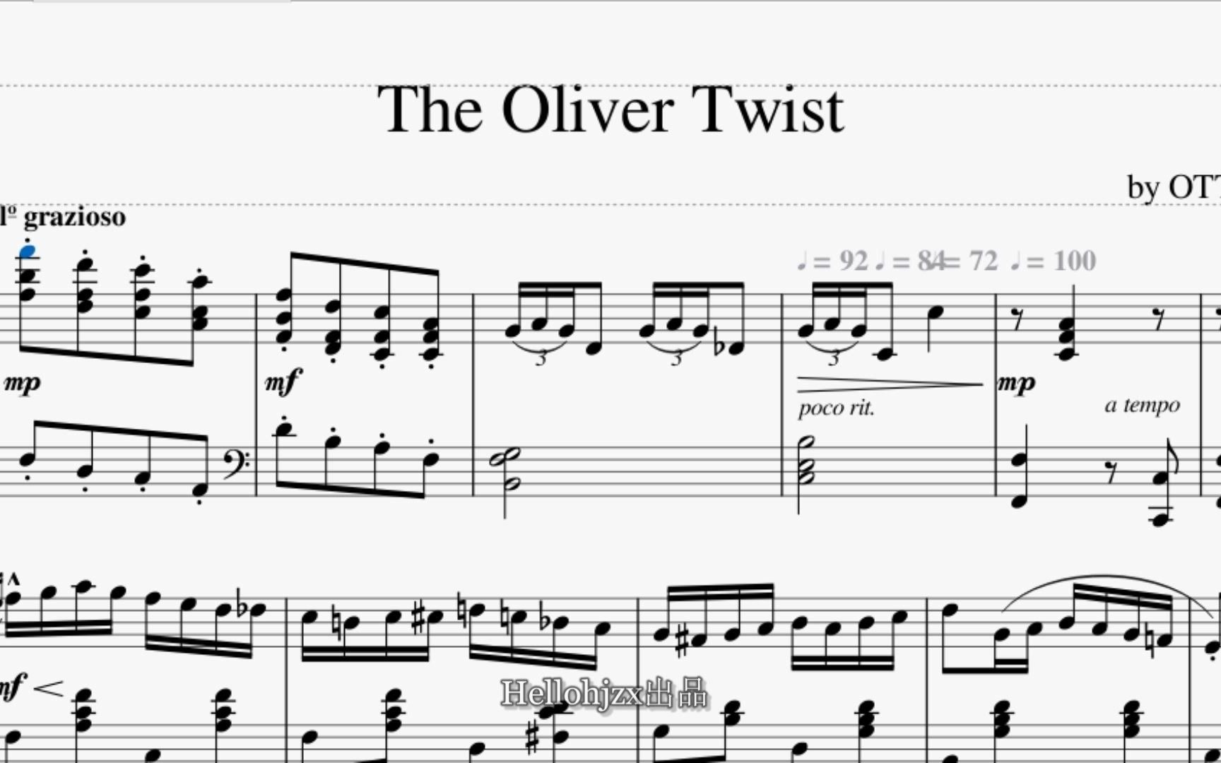 【奥托ⷨ𔹦–屢’】《奥利弗》扭摆舞曲—Otto Fessler:The Oliver Twist(1916年发表的拉格泰姆舞曲)哔哩哔哩bilibili