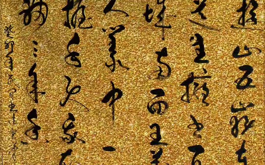 民间书法:万人丛中一握手,使我衣袖三年香.